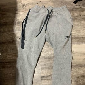 Grey Nike joggers